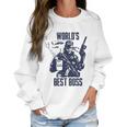 Metal Gear Solid Best Boss Coffee Women Sweatshirt