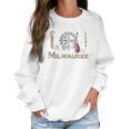 Milwaukee Flag Retro Fade Wisconsin Men Women Kids Women Sweatshirt