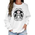 I Am A Nurse Starbuck Parody The Fire Of A Lioness The Heart Of A Hippie Women Sweatshirt