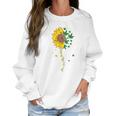 Sunflower Marijuana Cannabis Stoner Weed You Are My Sunshine Women Sweatshirt