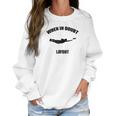 When In Doubt Layout Ultimate Frisbee Sports Women Sweatshirt