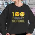 100Th Days Of School Kindergarten Teacher Emoji Women Sweatshirt Gifts for Her