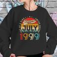 22Nd Birthday Decorations July 1999 Men Women 22 Years Old Women Sweatshirt Gifts for Her