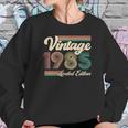 Womens 36 Years Old Gifts Born In 1985 Vintage 36Th Birthday Retro V-Neck Women Sweatshirt Gifts for Her