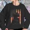 Black Labrador Gift Usa Flag Lab Owner Duck Hunter Women Sweatshirt Gifts for Her