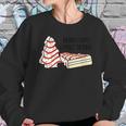 Womens Blood Type Little Debbie Inspired Christmas Tree Snack Cake Women Sweatshirt Gifts for Her