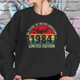 Born In August 1984 38 Years Old 38Th Birthday Men Women Women Sweatshirt Gifts for Her