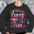 Breast Cancer Awareness Cheer For The Cure V3 Men Women T-Shirt Graphic Print Casual Unisex Tee Women Sweatshirt Gifts for Her