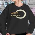 Brews And Shoes Horseshoe Ringer Pitching Bbq Women Sweatshirt Gifts for Her