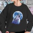 Call Of The Wild Lone Wolf Howling At The Moon Wildlife Women Sweatshirt Gifts for Her