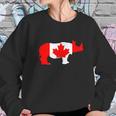 Canada Flag - Rhinoceros - Womens T-Shirt By American Apparel Women Sweatshirt Gifts for Her