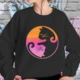 Cat Yin Yang Shirt Cat Ying Yang Shirt Cat Mama Cat Dad Women Sweatshirt Gifts for Her