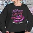 Cute Hakuna Moscato It Means Drink Wine Funny Gift Women Sweatshirt Gifts for Her