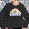 Death Metal Rainbow Yellow Star Unicorn Rock Concert Women Sweatshirt Gifts for Her