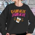 Dunkie Junkie Funny Coffee Cup Coffee Lovers Women Sweatshirt Gifts for Her