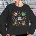 Emoji Christmas Funny Women Sweatshirt Gifts for Her