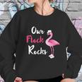 Our Flock Rocks Adorable Flamingo Cruise Christmas Vacation Gift Women Sweatshirt Gifts for Her