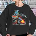 Funny Classic Hot Rod Fifties Drag Racing Muscle Car Cartoon Women Sweatshirt Gifts for Her