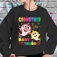 Godmother Of The Baby Shark Birthday Women Sweatshirt Gifts for Her