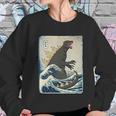 The Great Godzilla Off Kanagawa Funny Women Sweatshirt Gifts for Her