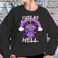 Halloween Baphomet Satan As Hell Pastel Goth Raglan Men Women T-Shirt Graphic Print Casual Unisex Tee Women Sweatshirt Gifts for Her