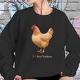 I Heart Love My Chickens Buff Orpington Hen Women Sweatshirt Gifts for Her