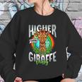 Higher Than Giraffe Pussy Funny Stoner 420 Pot Gift Women Sweatshirt Gifts for Her