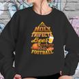 The Holy Trifecta Beer Turkey And Football Women Sweatshirt Gifts for Her