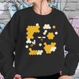 Honey Bee Honeycomb Women Sweatshirt Gifts for Her