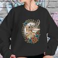 Jackalope With Flowers Women Sweatshirt Gifts for Her