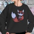 Kawaii Pastel Goth Art Cute Creepy Red Fox Fennec Grey Fox Men Women T-Shirt Graphic Print Casual Unisex Tee Women Sweatshirt Gifts for Her