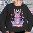 Kawaii Pastel Goth Cute Creepy Bunny In Teacup Men Women T-Shirt Graphic Print Casual Unisex Tee Women Sweatshirt Gifts for Her