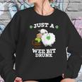 Leprechaun Sheep Beer St Paddy Day Women Sweatshirt Gifts for Her