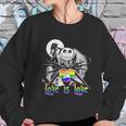 Lgbt Jack Skellington The Nightmare Before Christmas Love Is Love Halloween Shirt Mf Women Sweatshirt Gifts for Her