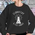 Llamastay 6 Feet Away Funny Social Distancing Women Sweatshirt Gifts for Her