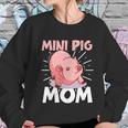 Mini Pig Piglet Swine Farm Animal Piggy Cute Pig Mom Gift Graphic Design Printed Casual Daily Basic Women Sweatshirt Gifts for Her