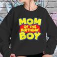 Mom Of The Birthday Boy Spoof Toy Logo Women Sweatshirt Gifts for Her