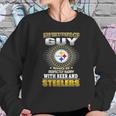 Nfl-Steelers 162 Guy Loves Beer Women Sweatshirt Gifts for Her