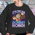 Womens Nintendo Donkey Kong Its On Taunt Women Sweatshirt Gifts for Her