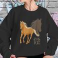 Palomino Horse Because Blonde Have More Fun Women Sweatshirt Gifts for Her