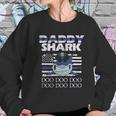 Police Daddy Shark Lovers Best Christmas Gifts For Dad Women Sweatshirt Gifts for Her