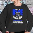 Police Flag Nephew Backs Blue For Police Aunt Women Sweatshirt Gifts for Her