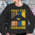 Pray For Ukraine Stand With Ukraine Ukrainian Flag Us Flag Men Women T-Shirt Graphic Print Casual Unisex Tee Women Sweatshirt Gifts for Her