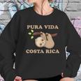 Pura Vida Sloth Costa Rica Women Sweatshirt Gifts for Her