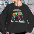 Rainbow Elephant Daytona Beach Florida Tee Women Sweatshirt Gifts for Her