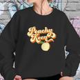 Womens Retro 1980S Peachy Keen Women Sweatshirt Gifts for Her