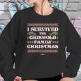 Ripple Junction National Lampoons Christmas Vacation Adult Unisex I Survived Light Weight Crew Women Sweatshirt Gifts for Her