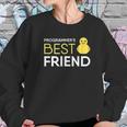 Rubber Duck Programmers Best Friend Funny Coder Women Sweatshirt Gifts for Her