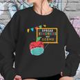 Spread Kindness Not Germs Classroom Funny Teacher Social Distancing Women Sweatshirt Gifts for Her