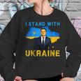 I Stand With Ukraine Volodymyr Zelensky Ukrainian Flag Men Women T-Shirt Graphic Print Casual Unisex Tee Women Sweatshirt Gifts for Her